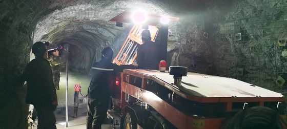 Telescope Jumbo Rock Drill 32 - 45mm Dia With 1800mm Applicable Bolt Length