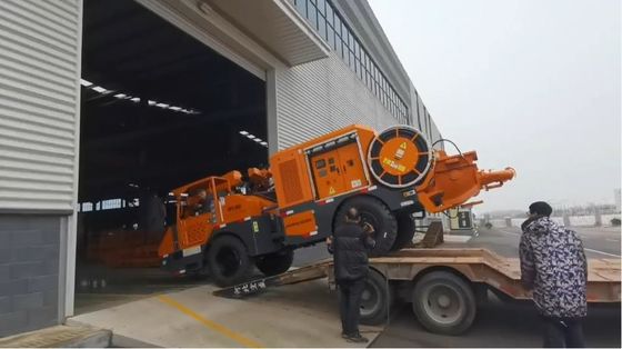 Capacity Shotcrete Robotic Sprayed Concrete Machine UPS-20J Up To 8.5m Shotcrete Distance for Large-Scale Construction